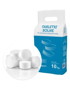 Sól  w tabletkach do zmiękczaczy do wody  w workach 10kg