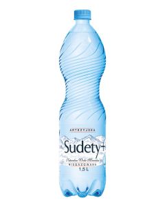 Woda mineralna  "Sudety + " Niegazowana 1,5Lx6szt