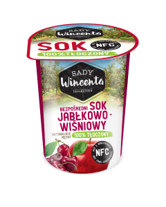 Sok jabłkowo-wiśniowy 0,2x20
