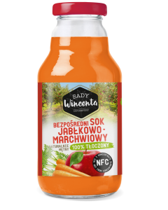 Sok jabłkowo-marchwiowy 0,33lx15