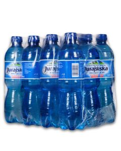 Jurajska gazowana naturalna woda mineralna 0.5Lx12