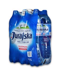 Jurajska gazowana naturalna woda mineralna 1.5L