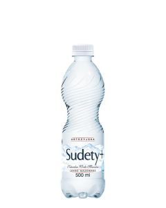 Sudety+ Woda mineralna 0,5Lx12 butelek lekko gazowana