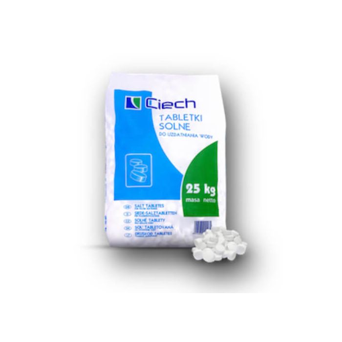 Sól w tabletkach 25kg do zmiękczaczy