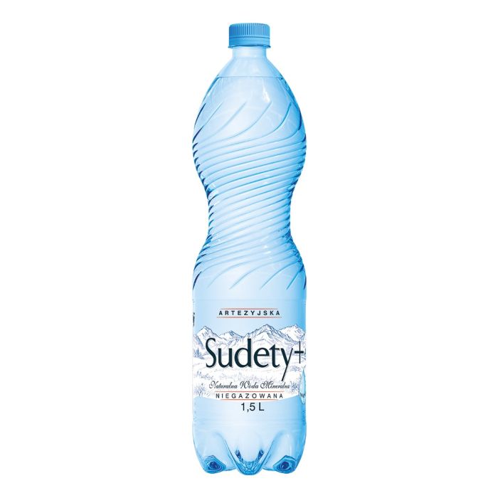 Woda mineralna  "Sudety + " Niegazowana 1,5Lx6szt