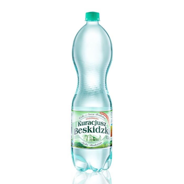 Kuracjusz Beskidzki 6x1,5l  mocno gazowana (niekaucjowana)