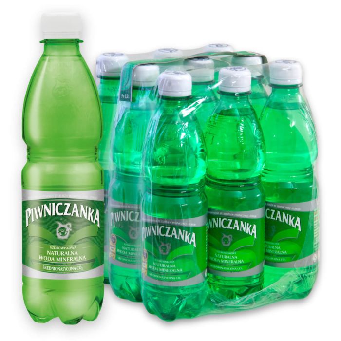 Piwniczanka zgrzewka 12×0,5 l lekko gazowana (średnionasycona CO2)