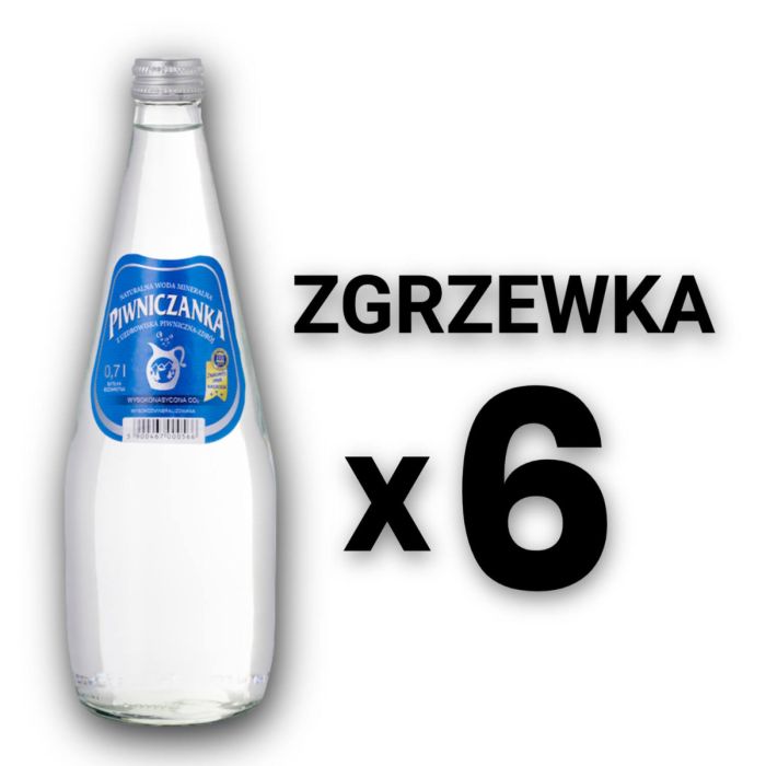  Piwniczanka zgrzewka 6×0,7 l gazowana (wysokonasycona CO2)