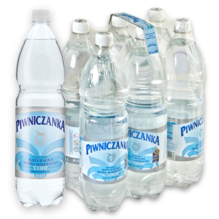 Piwniczanka zgrzewka 6×1,5 l niegazowana (niskonasycona CO2)