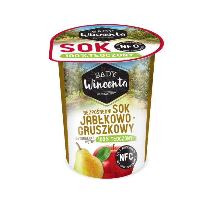 Sok jabłkowo- gruszkowy 0,2lx20