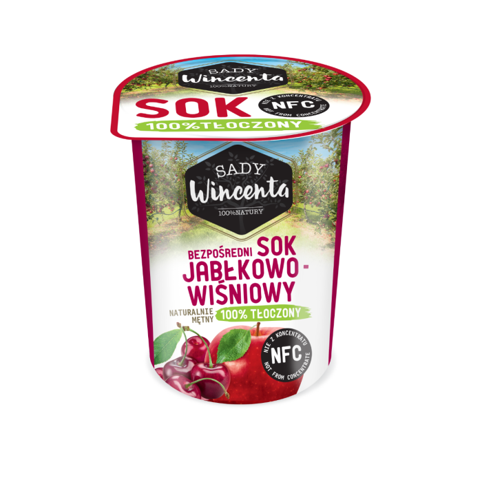 Sok jabłkowo-wiśniowy 0,2x20