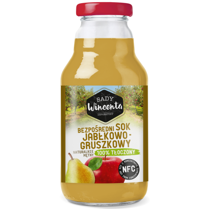 Sok jabłkowo-gruszkowy 0,33x15