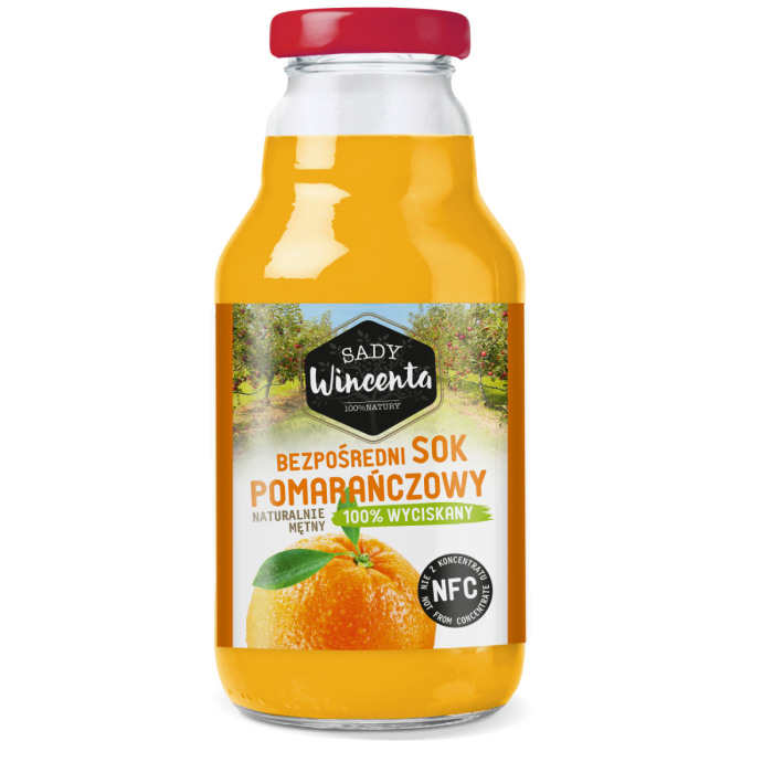 Sok pomarańczowy 0,33lx15