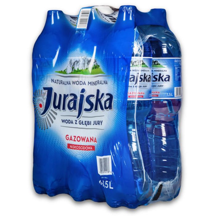 Jurajska gazowana naturalna woda mineralna 1.5L