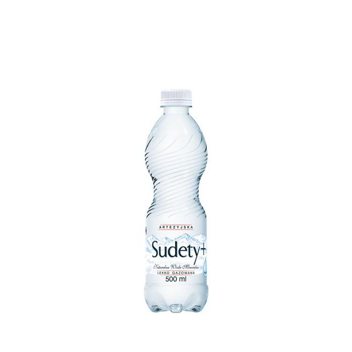Sudety+ Woda mineralna 0,5Lx12 butelek lekko gazowana